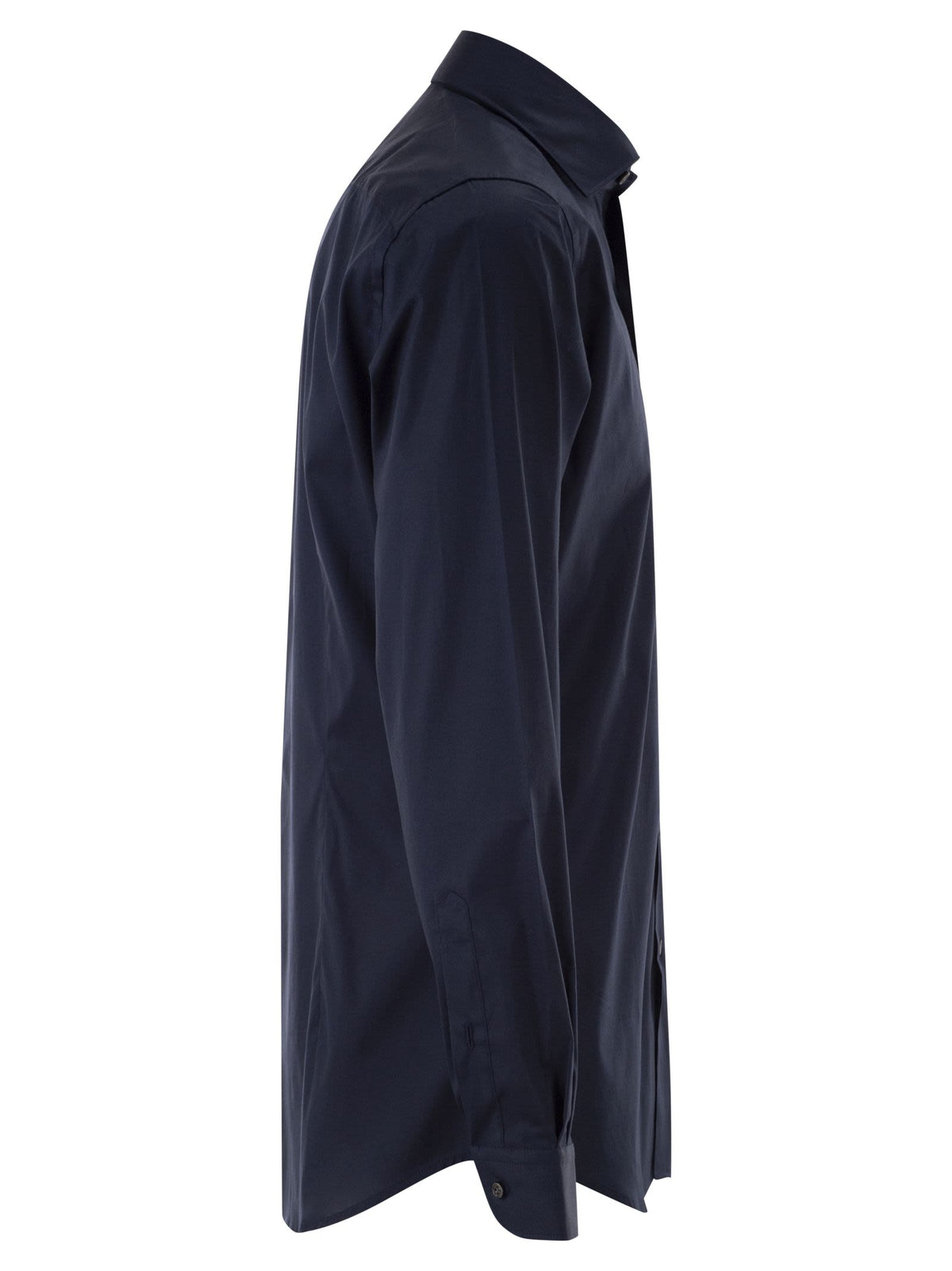 Fay Men Regular Fit Shirt In Stretch Poplin