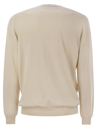 Fay Men Cotton Crew-Neck Jumper