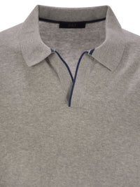 Fay Men Cotton Buttonless Polo Shirt