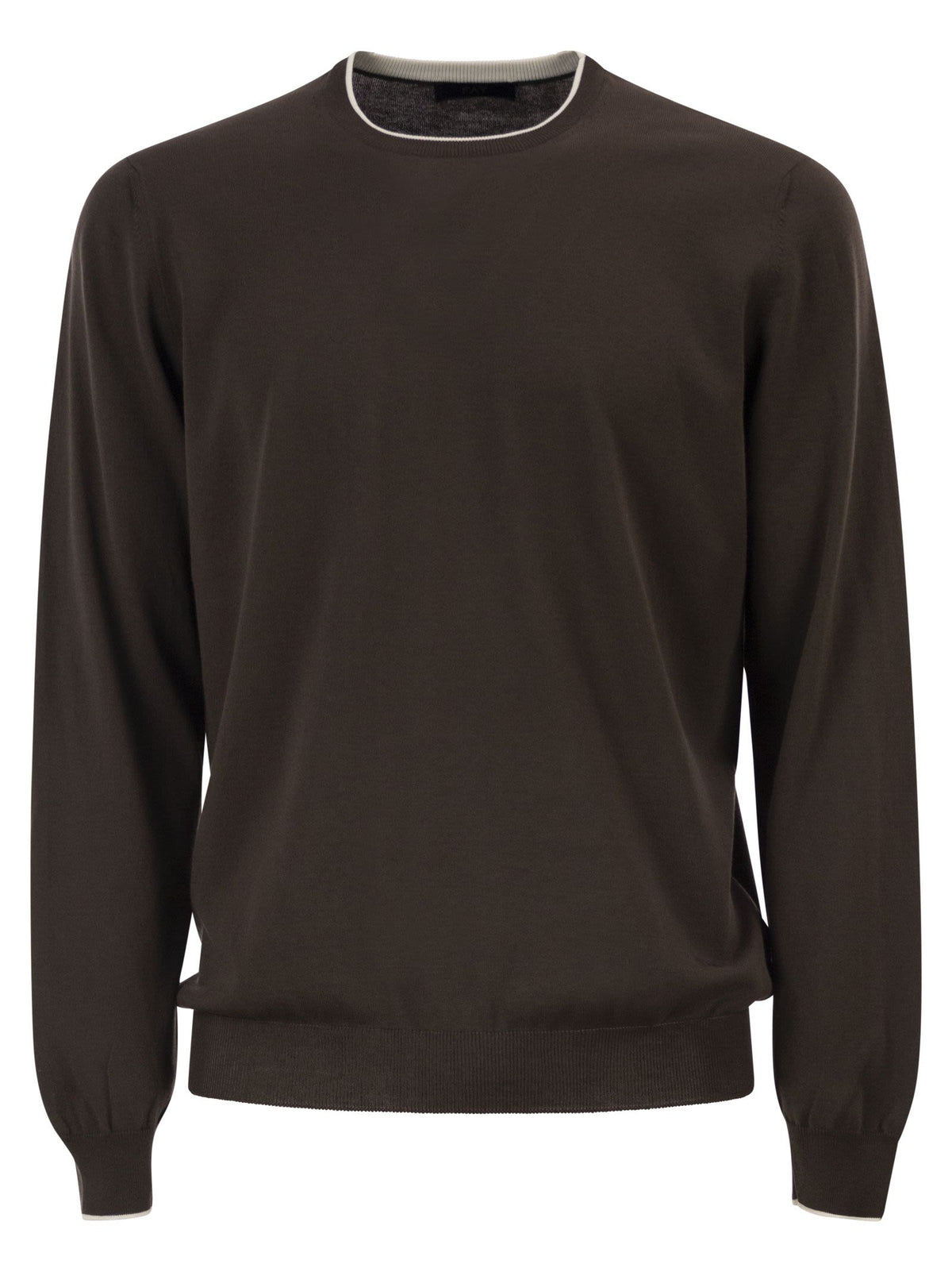 Fay Men Cotton Crew Neck Jumper