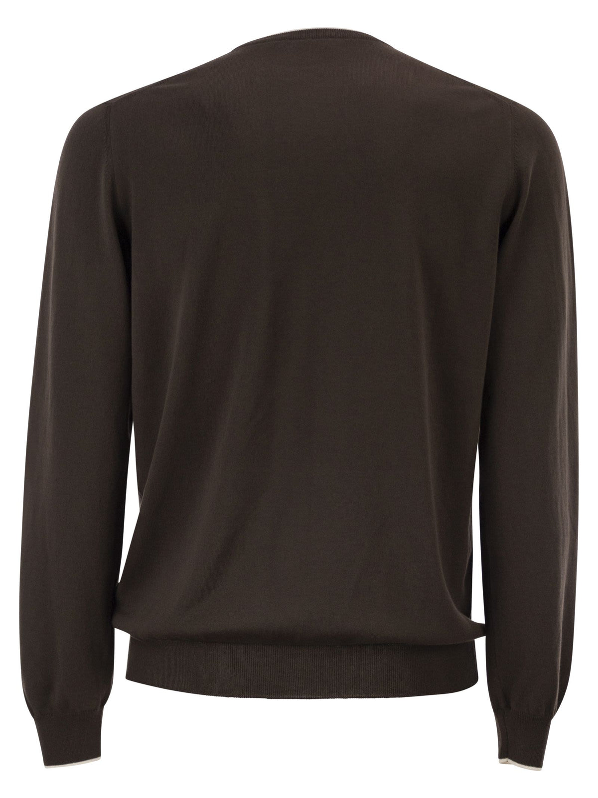 Fay Men Cotton Crew Neck Jumper