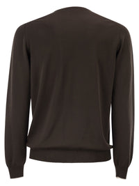 Fay Men Cotton Crew Neck Jumper