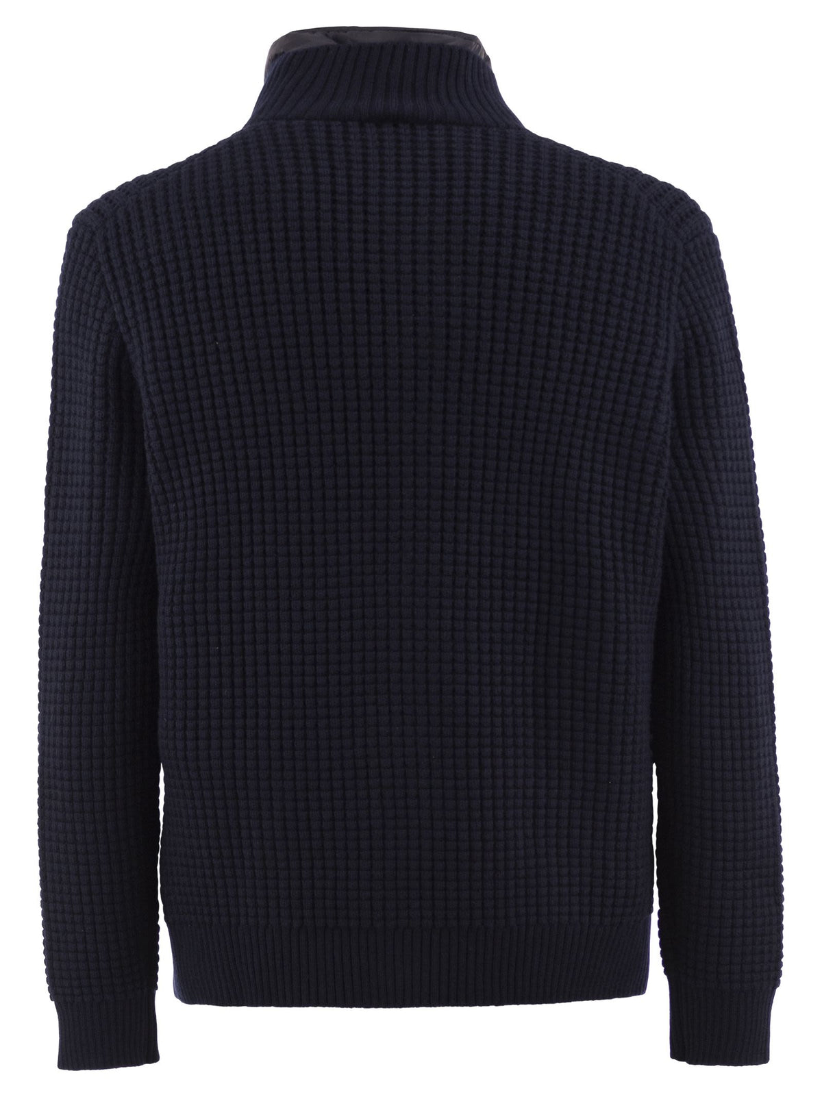 Fay Men Wool Cardigan With Removable Padded Gilet