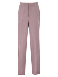 Tagliatore Women Tailored Linen Trousers
