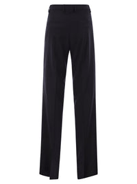 Tagliatore Women Virgin Wool And Silk Tailored Trousers