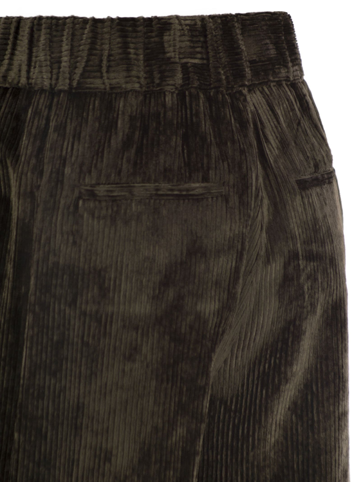 Peserico Women Fluid Corduroy Trousers