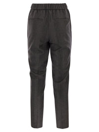 Peserico Women Stretch Virgin Wool Trousers