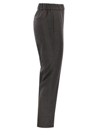 Peserico Women Stretch Virgin Wool Trousers