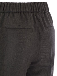 Peserico Women Stretch Virgin Wool Trousers