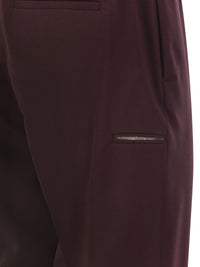 Peserico Women Virgin Wool Trousers With Elasticated Waistband
