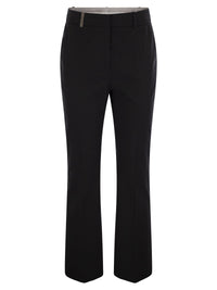 Peserico Women Stretch Cotton Trousers