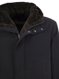 Herno Men Technical Hooded Coat