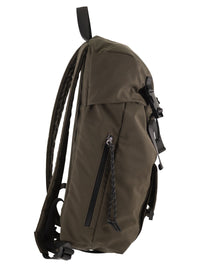 A.P.C. Men Nylon Backpack With Buckles And Pockets
