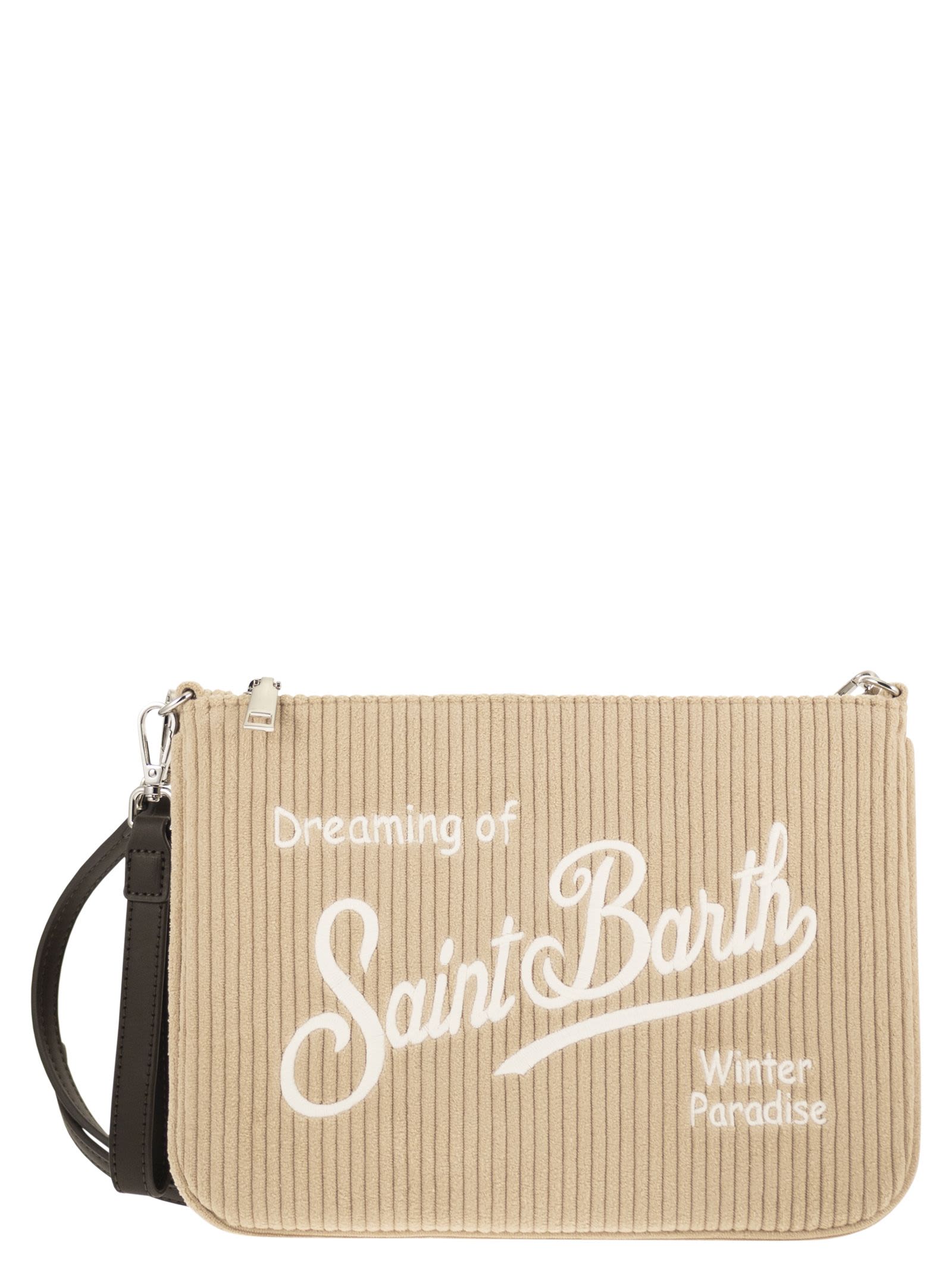 MC2 SAINT BARTH Mc2 Saint Barth Unisex Parisienne - Corduroy Clutch Bag