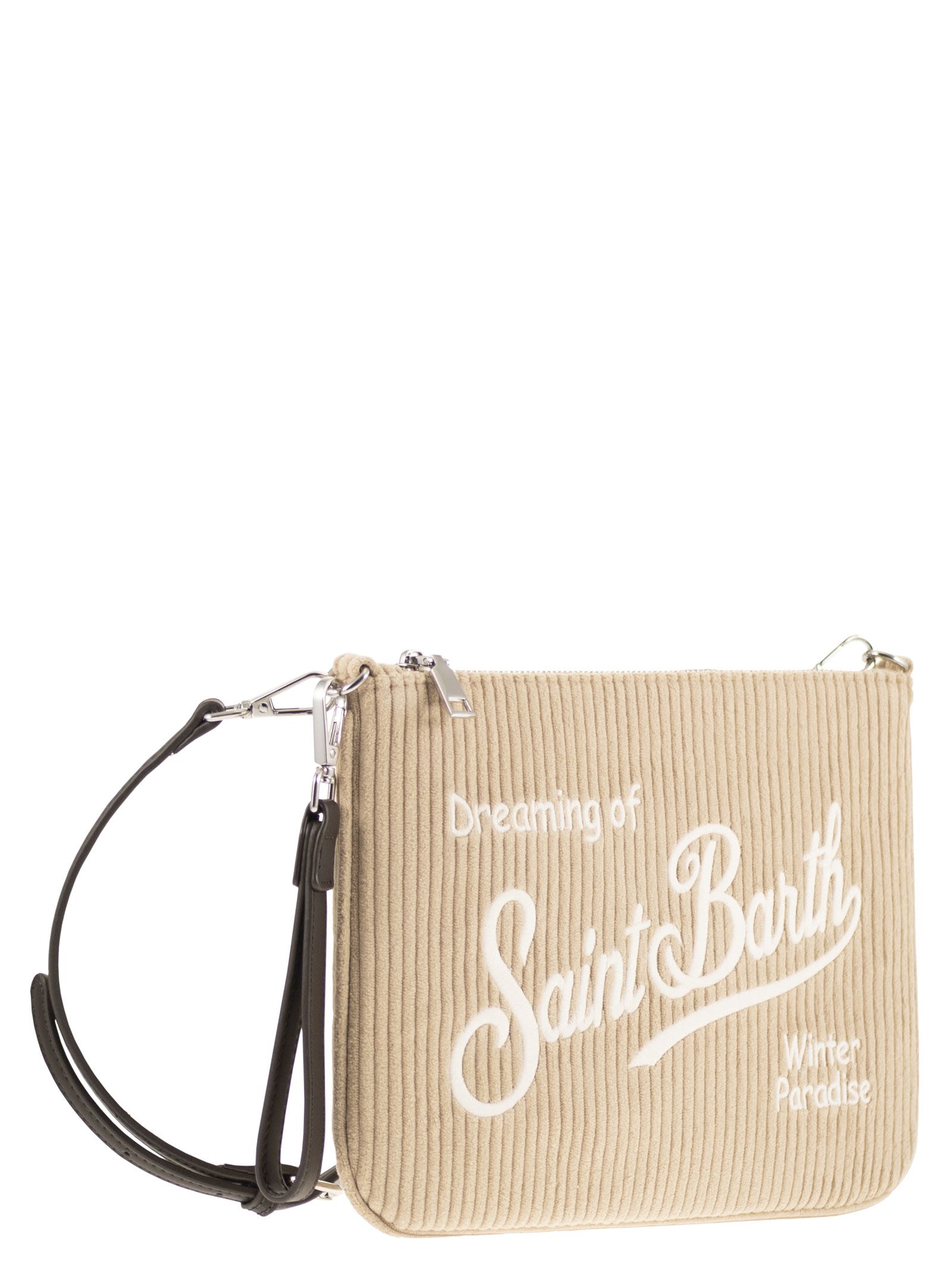 MC2 SAINT BARTH Mc2 Saint Barth Unisex Parisienne - Corduroy Clutch Bag