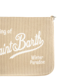 MC2 SAINT BARTH Mc2 Saint Barth Unisex Parisienne - Corduroy Clutch Bag
