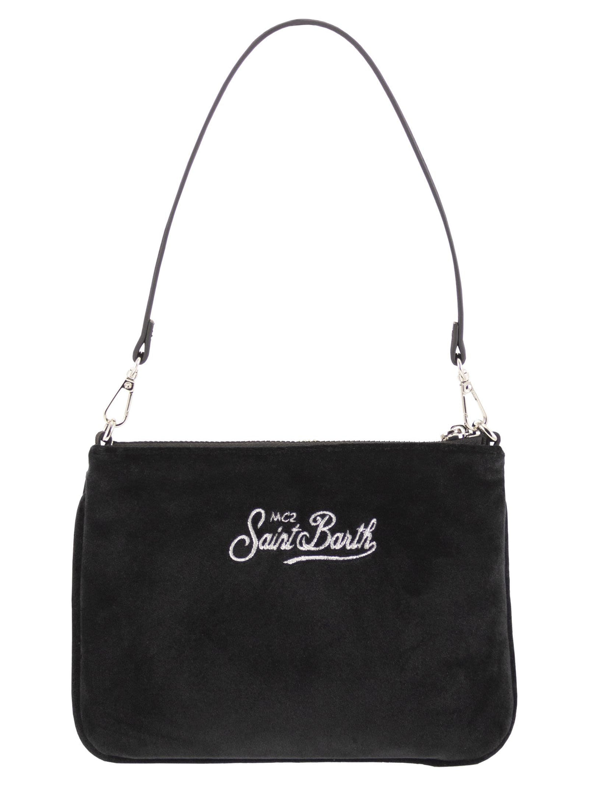Mc2 Saint Barth Women Parisienne Mini - Velvet-Effect Shoulder Bag