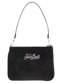 Mc2 Saint Barth Women Parisienne Mini - Velvet-Effect Shoulder Bag