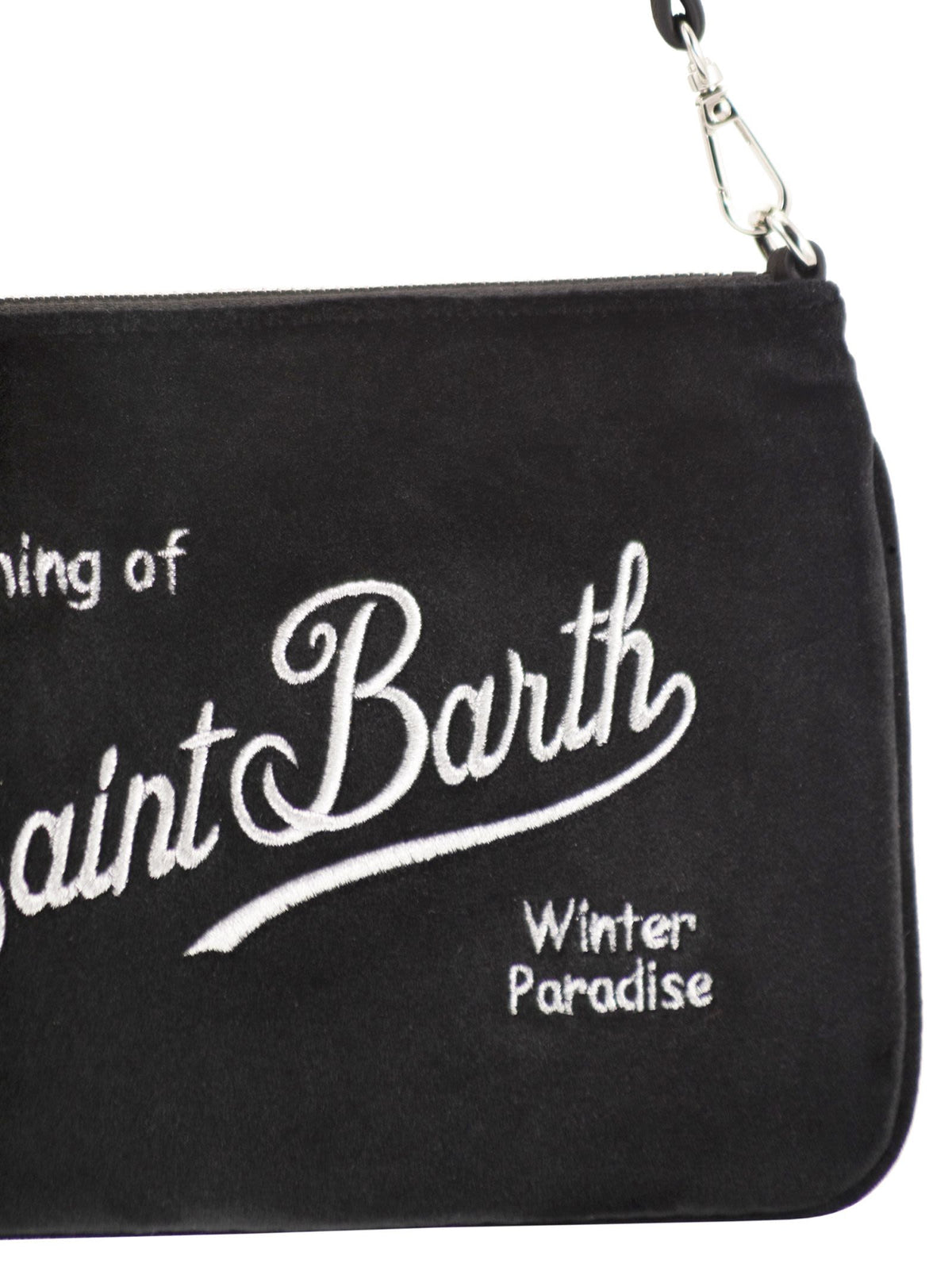 Mc2 Saint Barth Women Parisienne Mini - Velvet-Effect Shoulder Bag