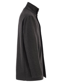 Herno Men Double-Breasted Coat In Wool Blend