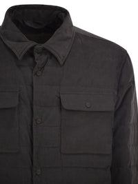 Herno Men Shirt-Style Down Jacket