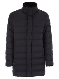 Herno Men Down Jacket With Fur Collar