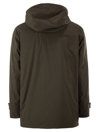Herno Men Technical Hooded Padded Parka