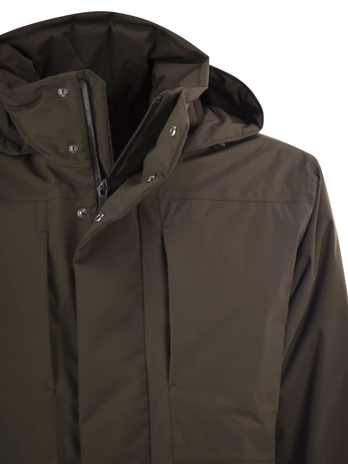Herno Men Technical Hooded Padded Parka