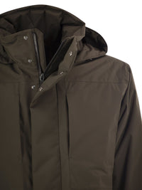 Herno Men Technical Hooded Padded Parka