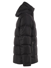 Herno Men Padded Down Jacket With High Collar And Integrated Hood