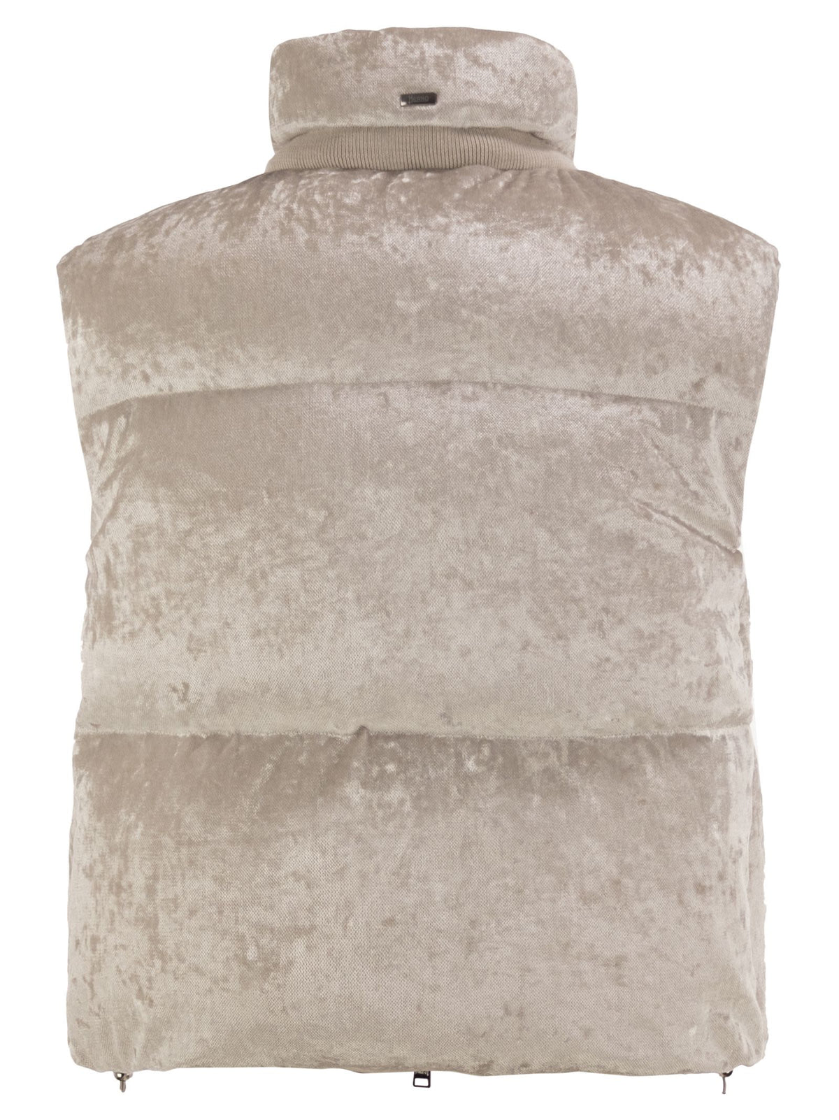 Herno Women Velvet-Effect Padded Gilet