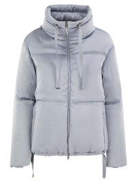 Herno Women High-Neck Down Jacket With Drawstring Collar