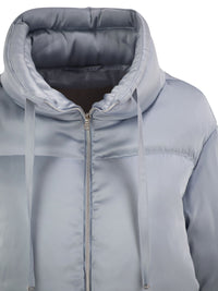 Herno Women High-Neck Down Jacket With Drawstring Collar
