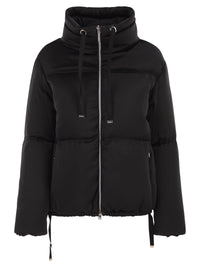 Herno Women High-Neck Down Jacket With Drawstring Collar