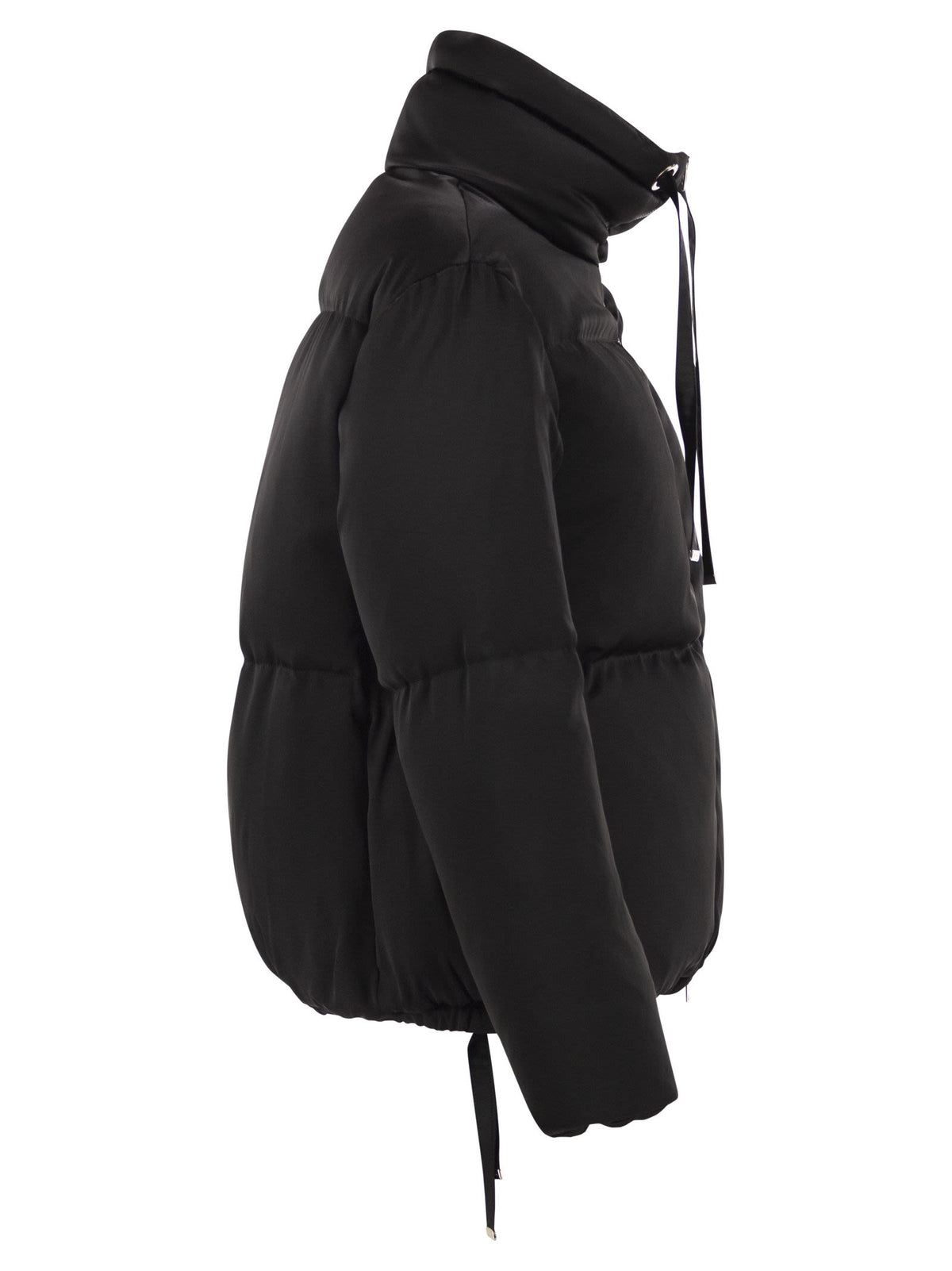 Herno Women High-Neck Down Jacket With Drawstring Collar