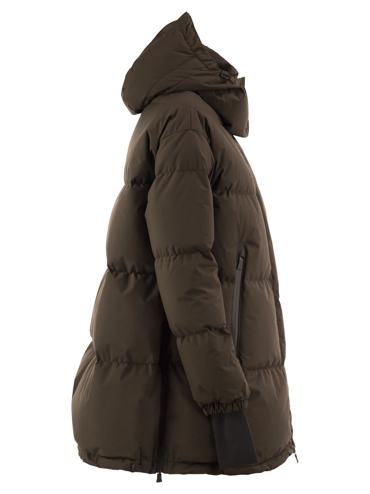 Herno Women Medium 2-Layer Hooded Down Jacket