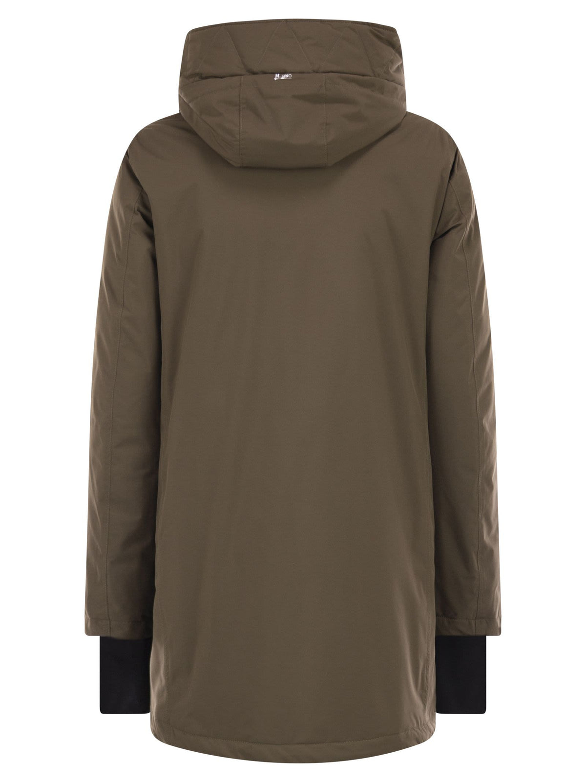 Herno Women A-Shaped Down Jacket With Hood, 2 Layers