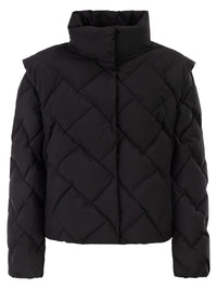 HERNO Herno Women Matt Nylon Down Jacket With Detachable Sleeves