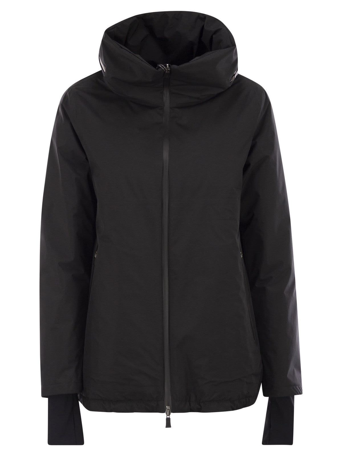 Herno Women A-Shaped Down Jacket With Hood, 2 Layers