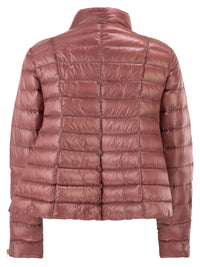 Herno Women Ultra-Light Satin Down Jacket With Flared Back
