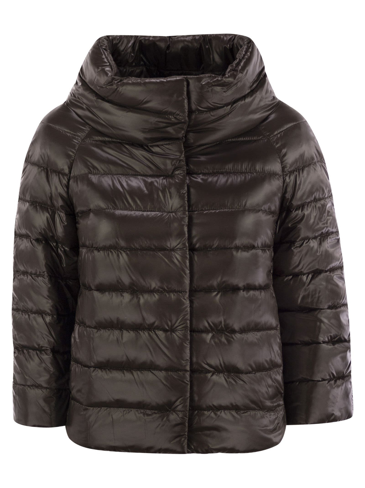 Herno Women Mini Cape With Jewelled Sleeves