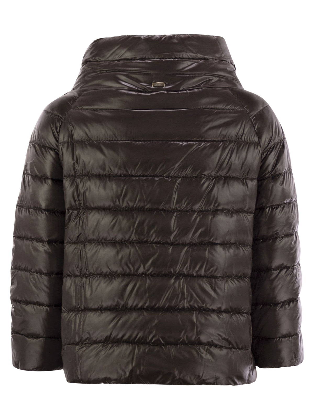 Herno Women Mini Cape With Jewelled Sleeves