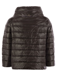 Herno Women Mini Cape With Jewelled Sleeves