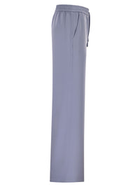Herno Women Flowing Wide-Leg Trousers With Drawstring