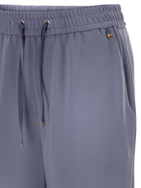 Herno Women Flowing Wide-Leg Trousers With Drawstring