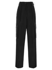 Herno Women Soft Wool Cargo Pants