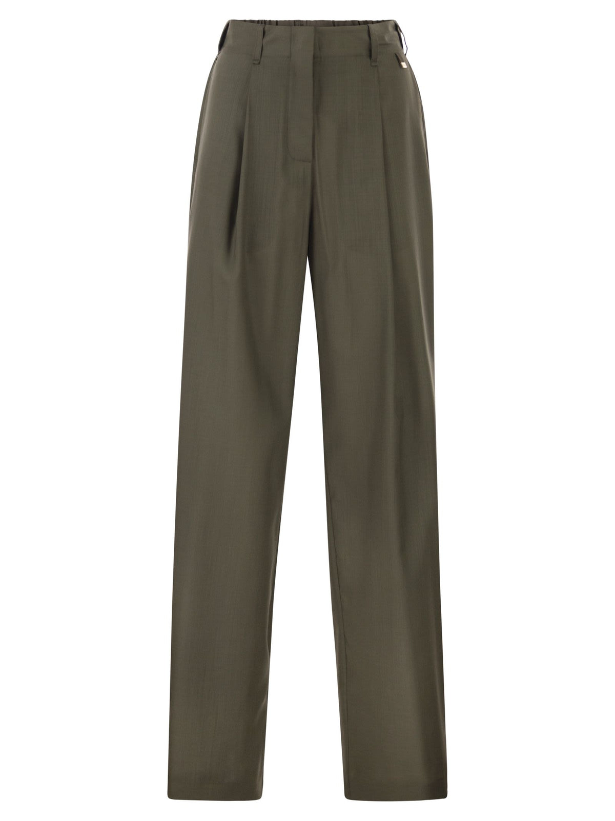 Herno Women Trousers In Tropical Wool