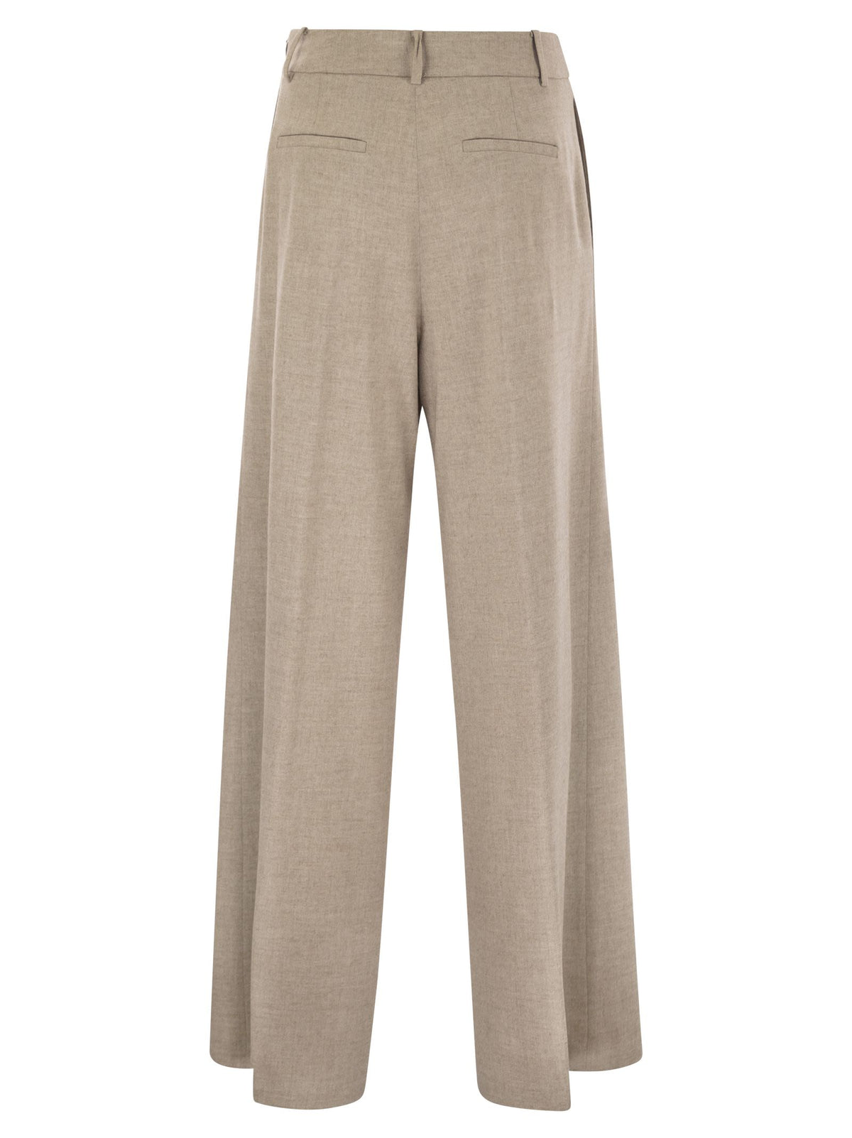 HERNO Herno Women Resort Trousers In Melange Fabric