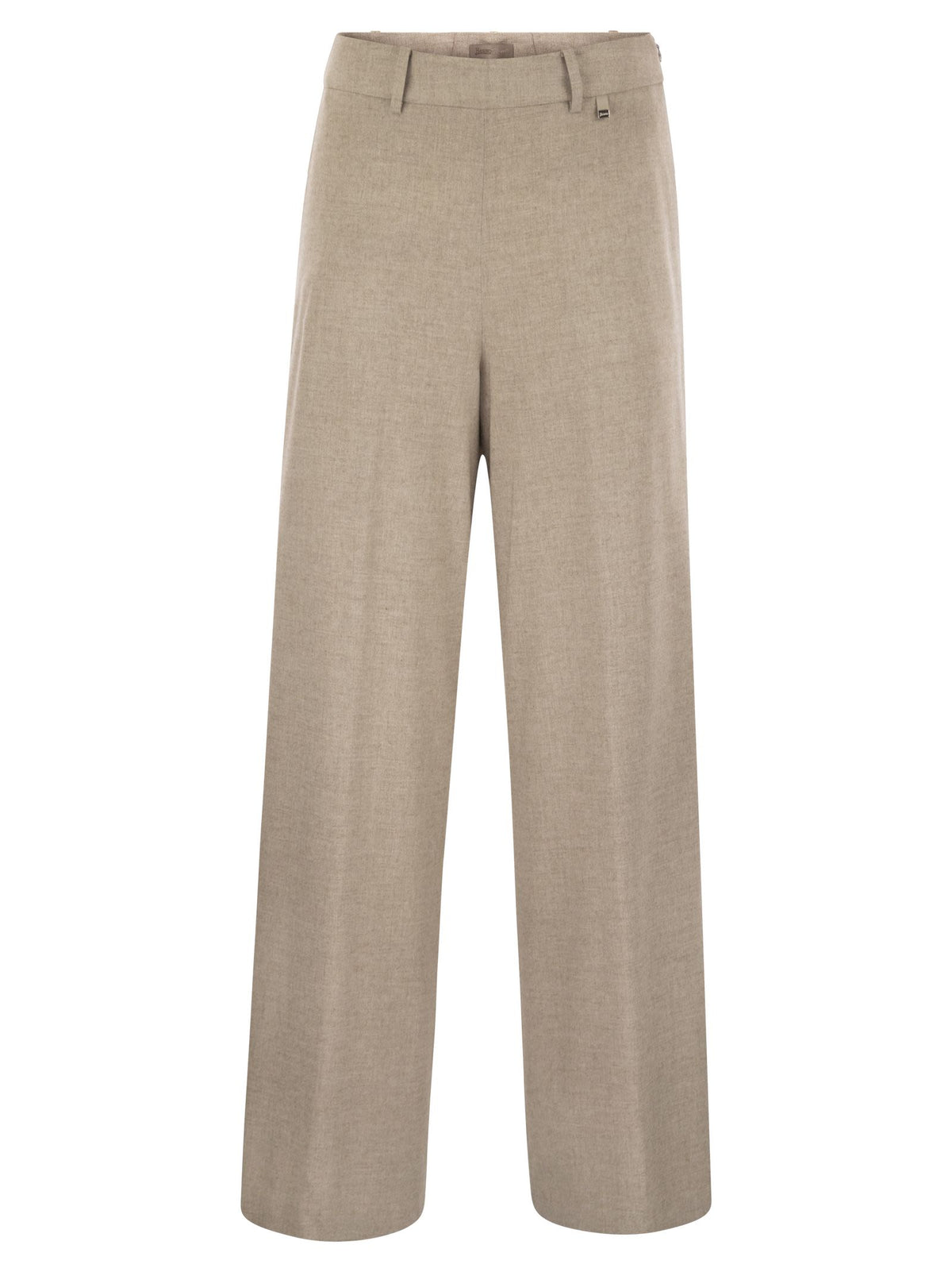 HERNO Herno Women Resort Trousers In Melange Fabric