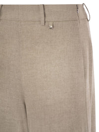 HERNO Herno Women Resort Trousers In Melange Fabric